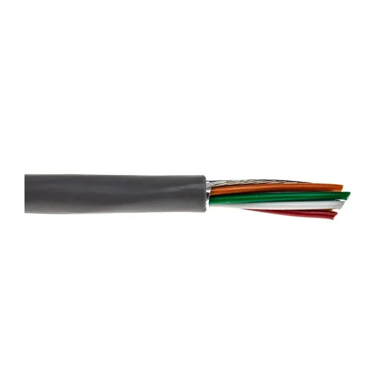 Alpha Wire Alpha Essentials Communication & Control Control Cable 8 Cores 0.35mm² 22 AWG Screened 300V 30m Grey 1298C SL005