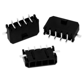 Molex WR- Series Right Angle Surface PCB Header, 3 Contacts, 3 mm Pitch, 1 Row, Shrouded MPC3
