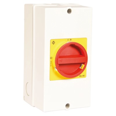 Kraus & Naimer 6-Pole Surface Isolator Switch 25A, 5.5W, IP67 IP66 Rated 