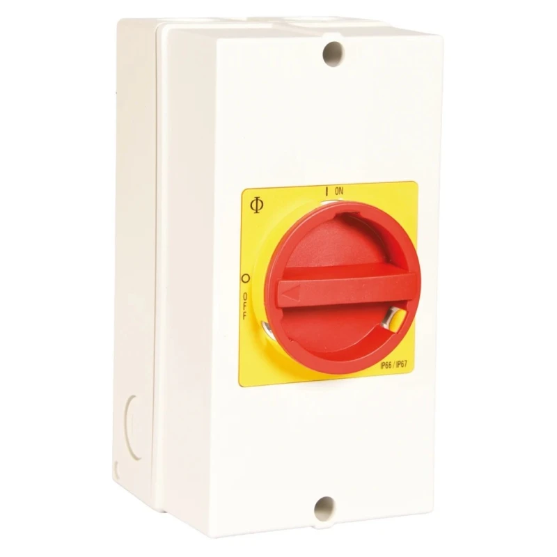Kraus & Naimer 6-Pole Surface Isolator Switch 25A, 5.5W, IP67 IP66 Rated 