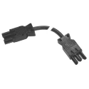 Wieland GST18i3 Series Cable Assembly Male/Female Crimp, 3-Pole, 16A, 250V, IP20 92.232.4000.1
