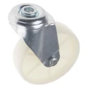 RS PRO Swivel Castor 80 kg Load Capacity 100 mm Polypropylene Wheel 135 mm Overall Height 828-6325