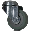RS PRO Swivel Castor, 50 kg Capacity, 50 mm Wheel Diameter, Rubber Tyres, Plain Bearing, Swivel Bracket 828-6334