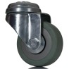RS PRO Swivel Castor, 50 kg Capacity, 50 mm Wheel Diameter, Rubber Tyres, Plain Bearing, Swivel Bracket 828-6334