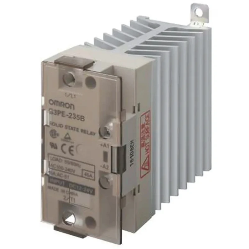 Omron Solid State Relay 35 A Load, 240 V AC Load, 24 V DC Control, DIN Rail Mount G3PE