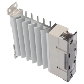 Omron Solid State Relay 25A Load 528V AC, DIN Rail Mount, 24V DC Control G3PE
