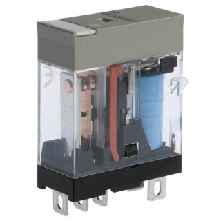 Omron Power Relay 240V AC Coil 5A Switching Current DPDT Plug-In Terminal G2R-2-S 24VAC (S)