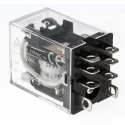 Omron Power Relay, 24V DC Coil Voltage, 10A Switching Current, DPDT Contact Configuration LY2N 24VDC