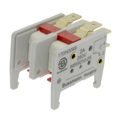 Eaton Fuse Holder Accessory Microswitch 170H0099, High Speed 2 A, AC 250 V, IEC RoHS Certified 170H0099