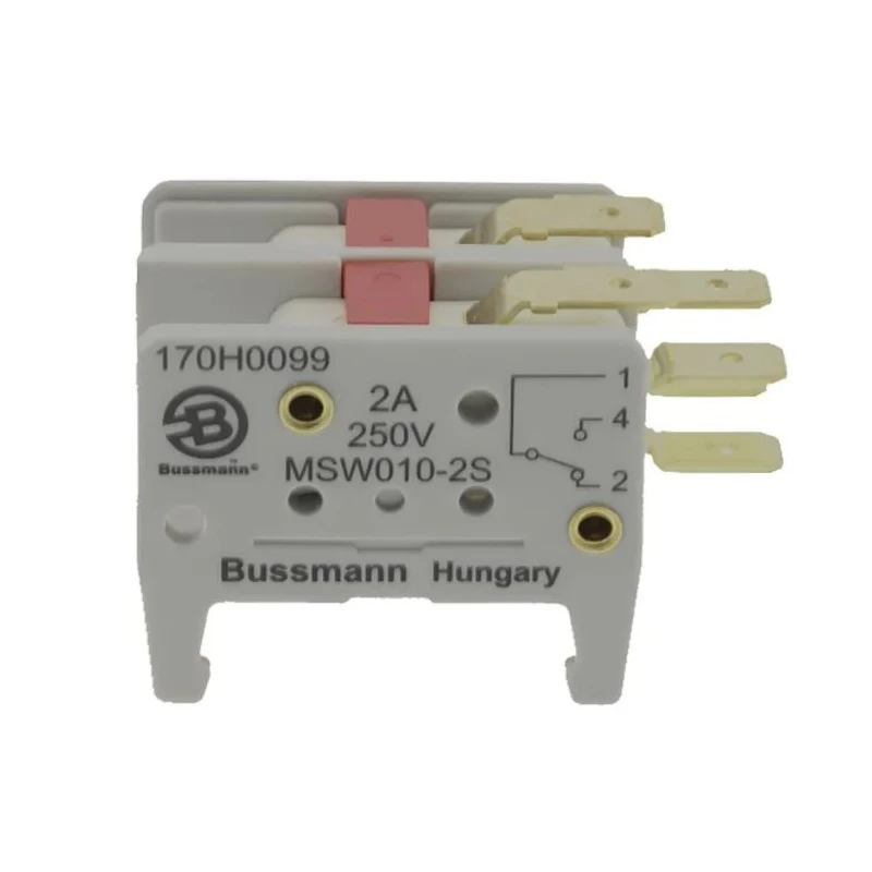 Eaton Fuse Holder Accessory Microswitch 170H0099, High Speed 2 A, AC 250 V, IEC RoHS Certified 170H0099