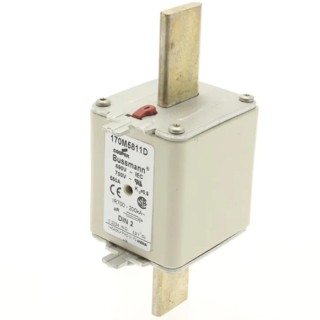 Eaton 550A Centred Tag Fuse NH2 690V AC High-Speed Fast Acting Dual Indication 170M5811D