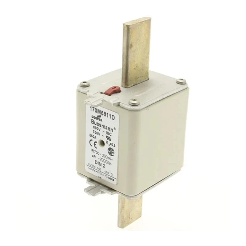 Eaton 550A Centred Tag Fuse NH2 690V AC High-Speed Fast Acting Dual Indication 170M5811D