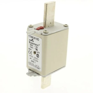 Eaton Centred Tag Fuse NH1 400A 690V AC Fast Acting High Rupture Capacity Dual Indication Blade Tag 170M3819D