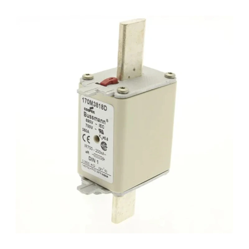 Eaton Centred Tag Fuse NH1 400A 690V AC Fast Acting High Rupture Capacity Dual Indication Blade Tag 170M3819D