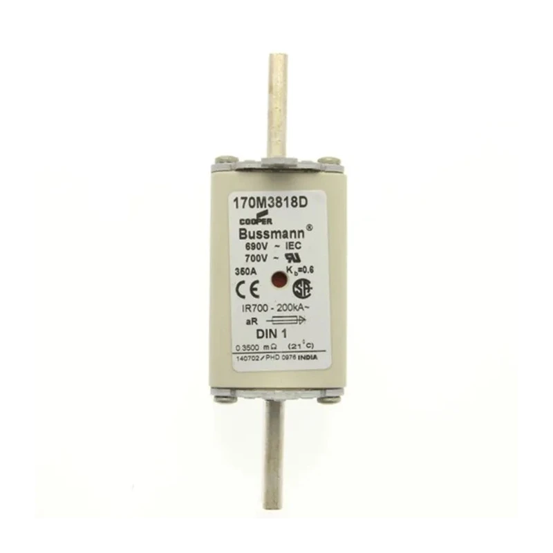 Eaton Centred Tag Fuse NH1 400A 690V AC Fast Acting High Rupture Capacity Dual Indication Blade Tag 170M3819D
