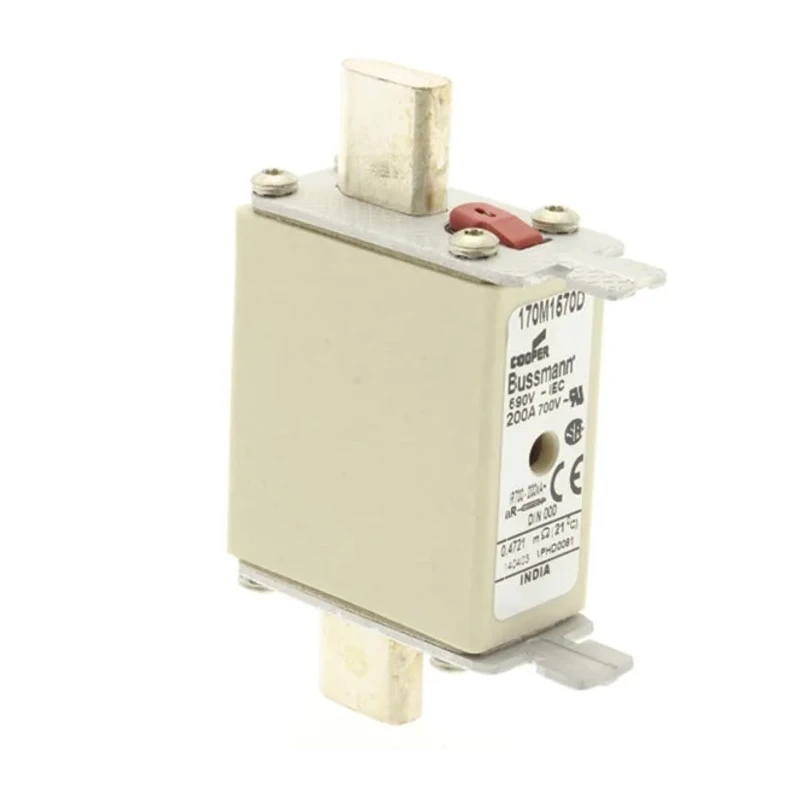 Eaton Centred Tag Fuse NH000 200A High-Speed Dual Indication Fast Acting 690V AC NH000 