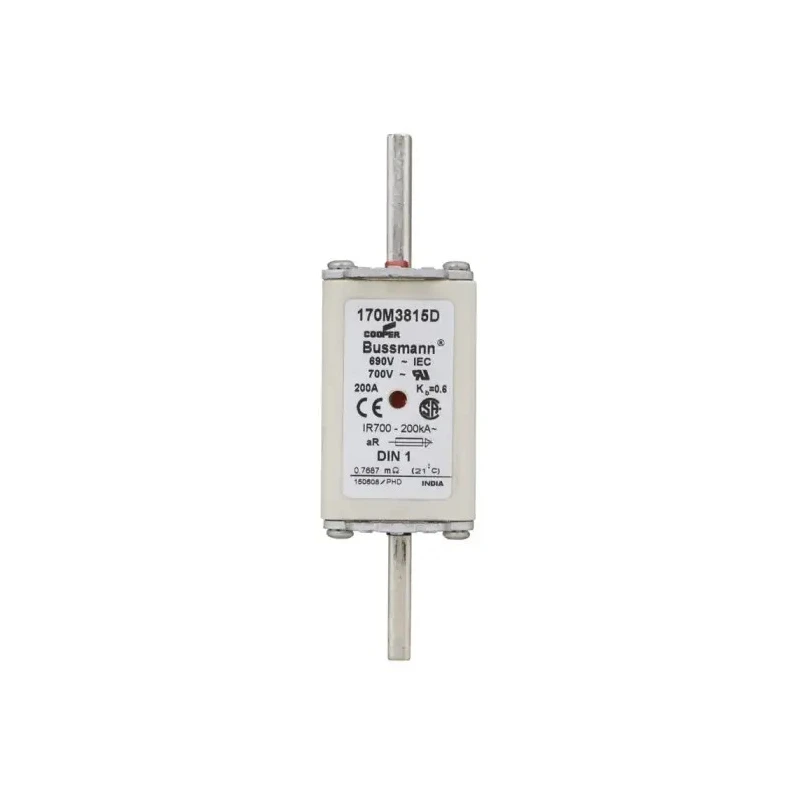 Eaton 200A Centred Tag Fuse NH1 690V Fast Acting High Rupture Capacity aR Application 170M3815D