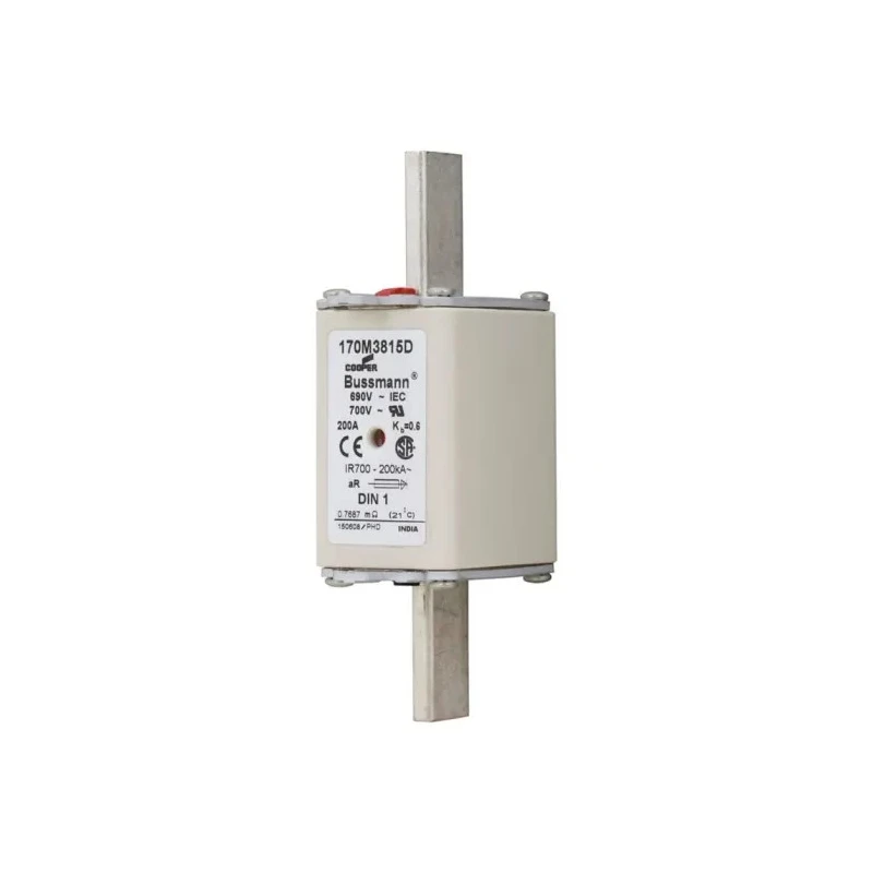 Eaton 200A Centred Tag Fuse NH1 690V Fast Acting High Rupture Capacity aR Application 170M3815D