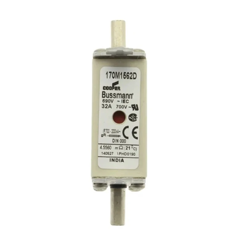 Eaton 32A High Speed Dual Indication Centred Tag Fuse NH000 690V AC NH000