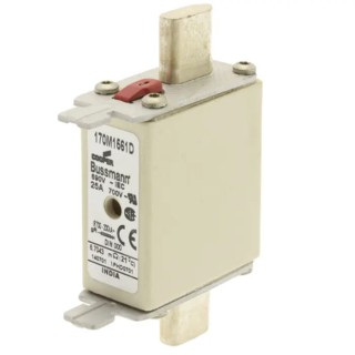 Eaton 25A High Speed Dual Indication Centred Tag Fuse NH000 690V AC NH000