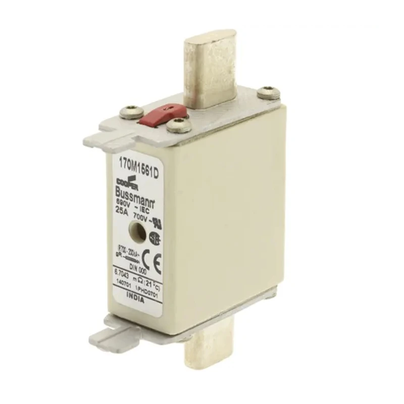 Eaton 25A High Speed Dual Indication Centred Tag Fuse NH000 690V AC NH000