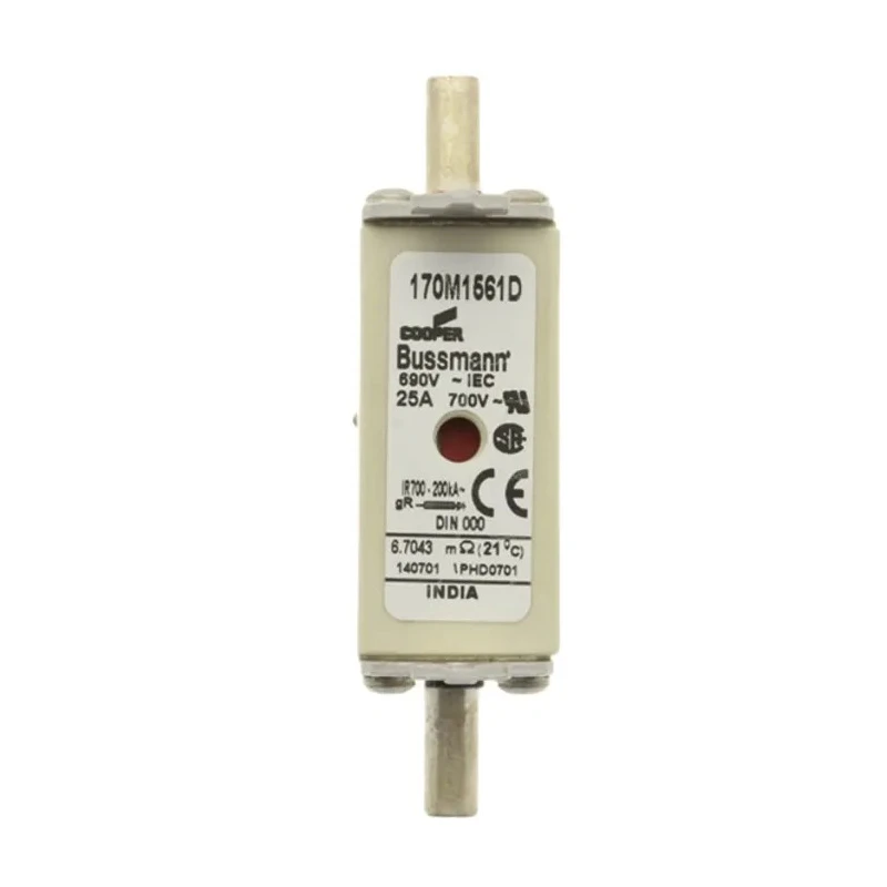Eaton 25A High Speed Dual Indication Centred Tag Fuse NH000 690V AC NH000