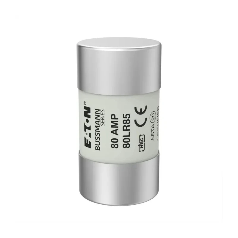 Eaton 80A Ceramic Cartridge Fuse, 30 x 57 mm Rated 415V AC 80LR85