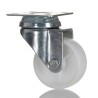 RS PRO Swivel Castor, 50 kg Load Capacity, 50 mm Polypropylene Wheel, 72 mm Height, Light Duty 828-6268