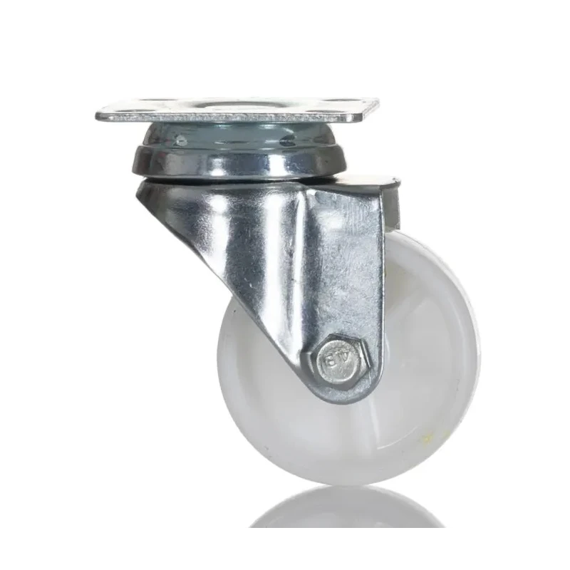 RS PRO Swivel Castor, 50 kg Load Capacity, 50 mm Polypropylene Wheel, 72 mm Height, Light Duty 828-6268