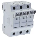 Eaton 30A 3-Pole Fuse Holder, 600V DIN Rail Mount CHCC3DIU