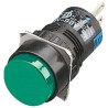Idec AB Series Push Button Switch, Momentary, Panel Mount, 16.2 mm Cutout, SPDT, IP65, 250V AC AB6M-M1P-G
