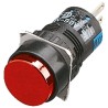 Idec AB Series Push Button Switch Momentary Panel 16.2 mm Cutout SPDT IP65 250 V dc 250 V ac AB6M-M1P-R