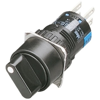 Idec Selector Switch DPDT 3 Positions Maintained Momentary Operation Solder Lug Terminals AS6M-3Y2P