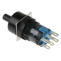 Idec Selector Switch DPDT 2 Positions Solder Lug Terminal IP40/IP65 Momentary/Maintained AS6M-2Y2P