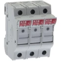 Eaton 30A Rail Mount Fuse Holder 3-Pole 600V AC CHCC3DU