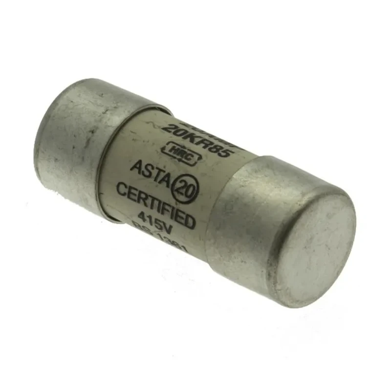 Eaton 20 Amp Ceramic Cartridge Fuse 23 x 57 mm BS 88-3 Standard 415V AC 20KR85