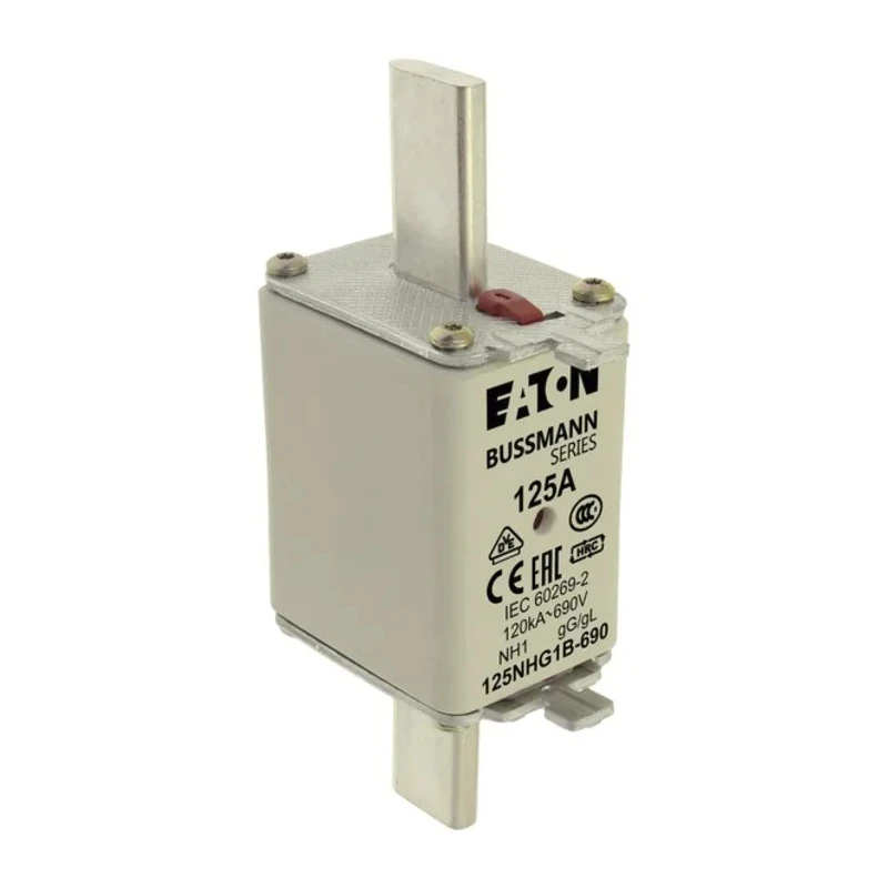 Eaton 125A Centred Tag Fuse NH1 690V ac 125NHG1B-690
