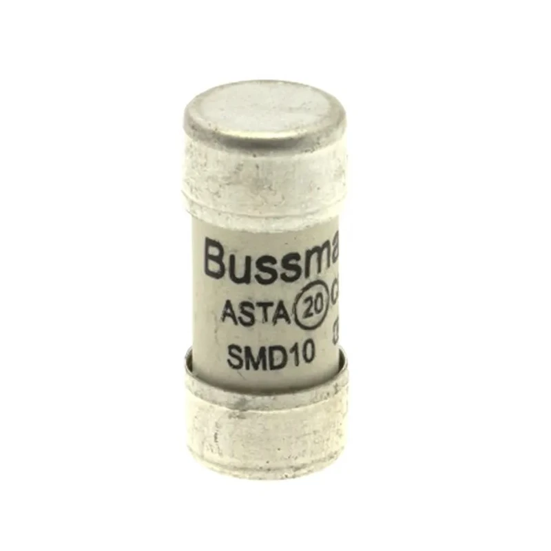 Eaton 10A Ceramic Cartridge Fuse 13 x 29 mm, 415V AC, Ceramic Body, Model SMD10
