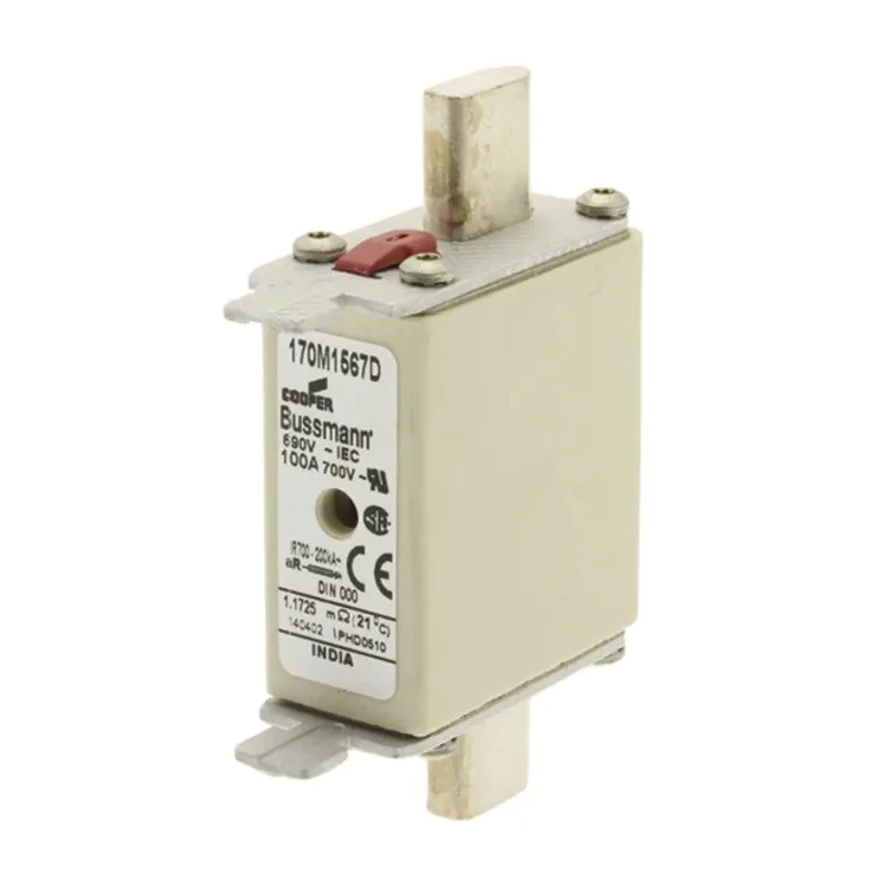 Eaton 10A High Speed Dual Indication Centred Tag Fuse NH000 690V AC NH000