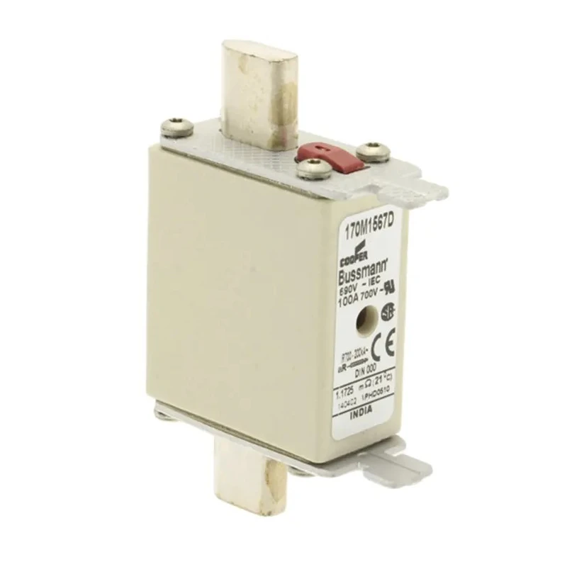 Eaton 10A High Speed Dual Indication Centred Tag Fuse NH000 690V AC NH000