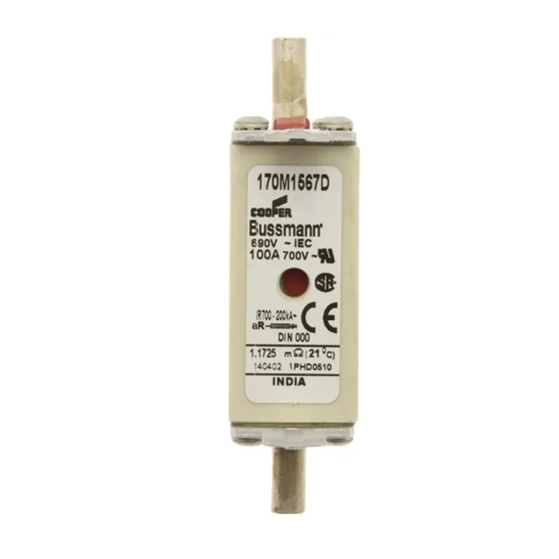 Eaton 10A High Speed Dual Indication Centred Tag Fuse NH000 690V AC NH000