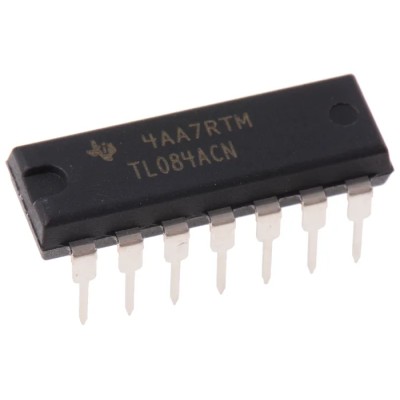 Texas Instruments Operational Amplifier 3 MHz 14-Pin 15V PDIP TL084ACN
