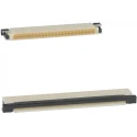 Amphenol Communications Solutions 0.5 mm Pitch 50 Way Right Angle Female FPC Connector Bottom Side Contact 62684-501100ALF