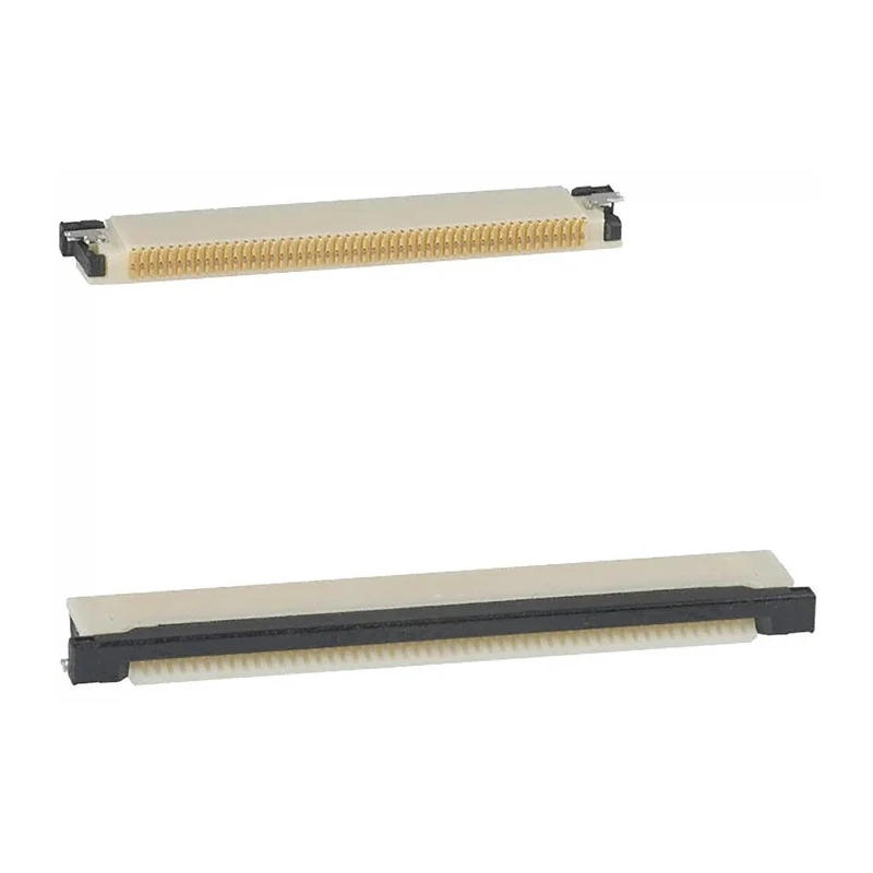 Amphenol Communications Solutions 0.5 mm Pitch 50 Way Right Angle Female FPC Connector Bottom Side Contact 62684-501100ALF