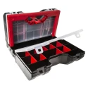 Facom Plastic Tool Box Black Red with 3 Compartments 234 x 426 x 316 mm BP.Z46APB