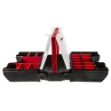 Facom Plastic Tool Box Black Red with 3 Compartments 234 x 426 x 316 mm BP.Z46APB