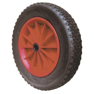 Guitel Hervieu Polyurethane Trolley Wheel Red Black 400mm Diameter 83mm Width 180kg Load Capacity 6024002058