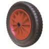 Guitel Hervieu Polyurethane Trolley Wheel Red Black 400mm Diameter 83mm Width 180kg Load Capacity 6024002058