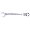 Facom Standard Open End Combined Ratchet Spanner 19 mm, Chrome Vanadium Steel, 247mm Length 467BR.19