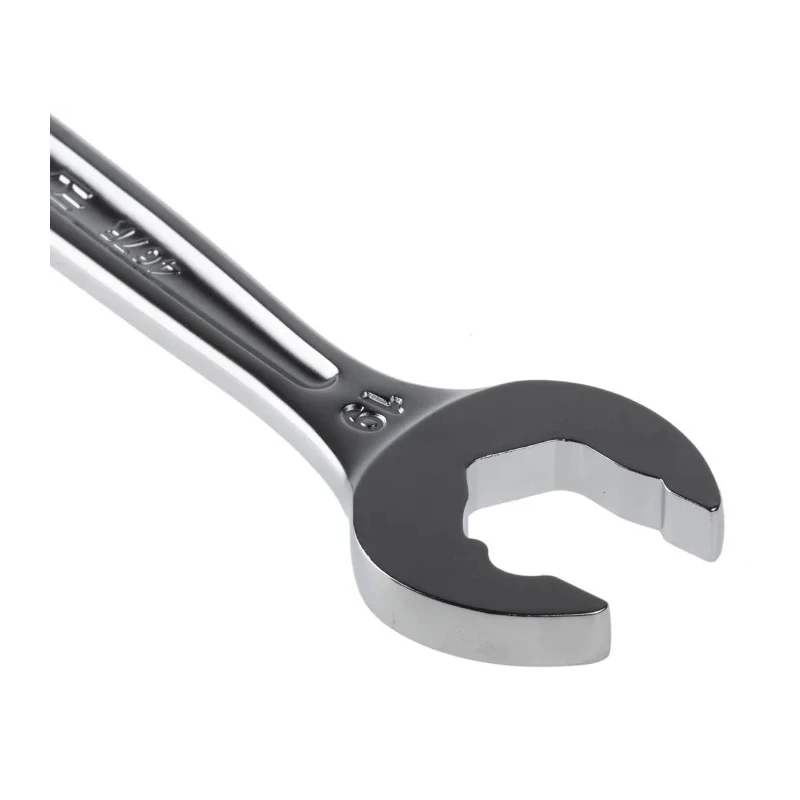 Facom Standard Open End Combined Ratchet Spanner 19 mm, Chrome Vanadium Steel, 247mm Length 467BR.19